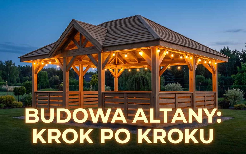 Altana ogrodowa: Budowa fundamentów, konstrukcji i dachu krok po kroku