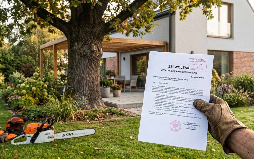 Wycinka drzew na własnej działce — kompletne przepisy i procedury na rok 2026