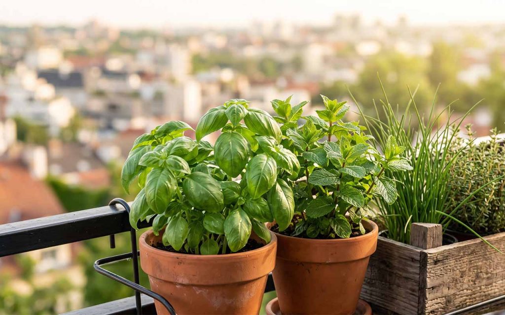 Rośliny na taras i balkon — co posadzić w donicach