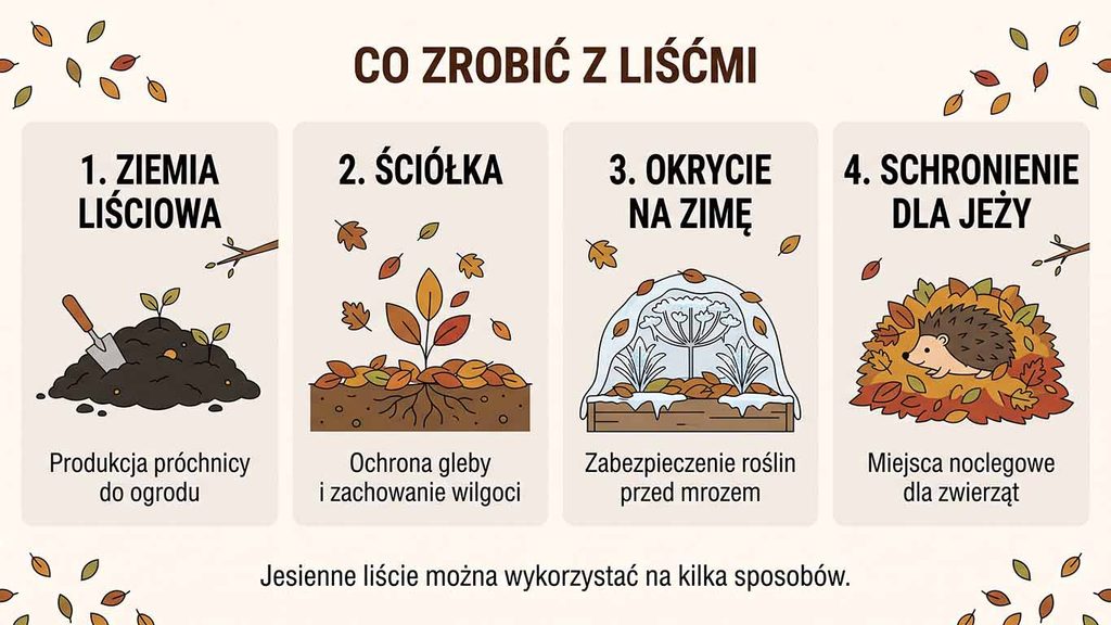 Kompostowanie liści — jak zrobić cenną ziemię liściową